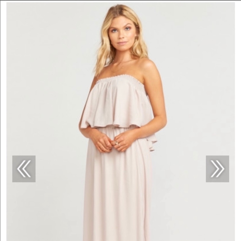 Show Me Your Mumu Tan Bridesmaid Dress